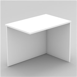 OM Classic Reception Desk Return 900Wx720Hx600mmD All White