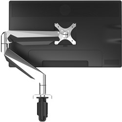 Sylex Rapier Single Monitor Arm Silver