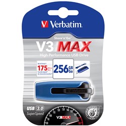 Verbatim Store 'n' Go Version 3 Max USB 3.0 256GB  