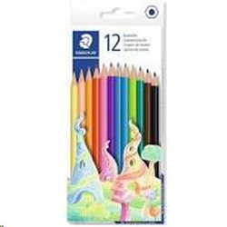 Staedtler Wood Free Colour Pencils Assorted Pack of 12