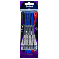 ARTLINE SMOOVE BALLPOINT PEN ASTD 5PK