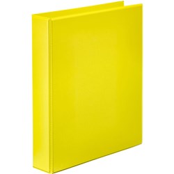 Marbig Clearview Insert Binder A4 4D Ring 50mm Yellow 