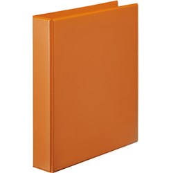 Marbig Clearview Insert Binder A4 4D Ring 50mm Orange 