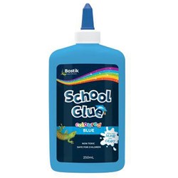 Bostik PVA School Glue 250ml Blue  