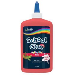 Bostik PVA School Glue 250ml Red  