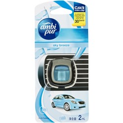 Ambi Pur Car Vent Clip Sky Breeze 2ml