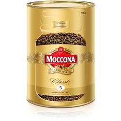 Moccona Classic Dark Roast Coffee 500gm Can 