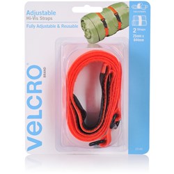 Velcro Brand Velstra Adjustable High Vis-Strap 25X645Mm Pack Of 2