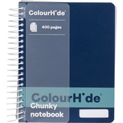 Colourhide Spiral Notebook Chunky 400 Page Navy