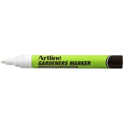 Artline Gardeners Permanent Marker Bullet 1.5mm White 