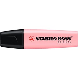 Stabilo Boss Highlighter 2-5mm 70/129 Pastel Box of 10 Blush