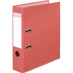 Colourhide Lever Arch Binder A4 70mm Plastic Coral