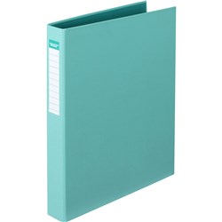 ColourHide Ring Binder A4 2D Ring 25mm PE Aqua 