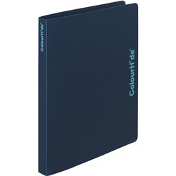 Colourhide Ring Binder PP A4 2D Ring 18mm Navy