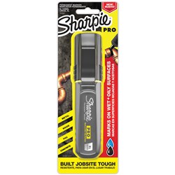 Sharpie Pro Aluminium Barrel Permanent Marker XL Chisel Black Blister Pack of 1