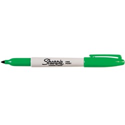 Sharpie Fine Point Marker Permanent 1.0mm Fine Green