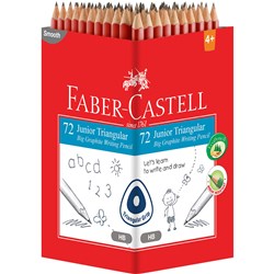 Faber-Castell Junior  Triangular HB Pencils  Pack of 72 