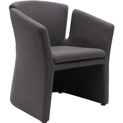 Rapidline Clover Tub Reception Chair Charcoal 