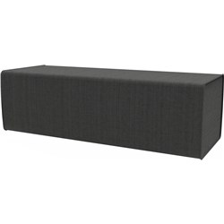 Rapidline Flexi Modular Lounge System Single Back Rest Module Charcoal Ash