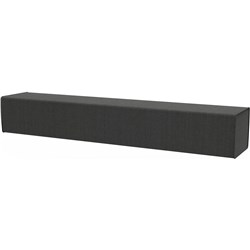 Rapidline Flexi Modular Lounge System Triple Back Rest Module Charcoal Ash