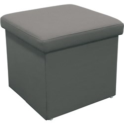 Flexi Modular Lounge System Foldable Ottoman Charcoal Ash