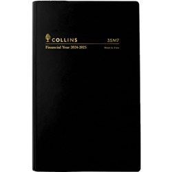 Collins Financial Year Diary B7R Week To View Black