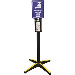 Furnlink Hand Sanitiser Stand Black  