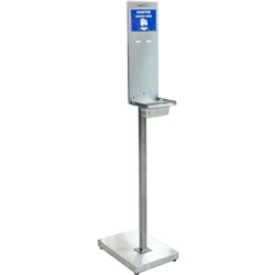 Visionchart Sanitiser Station Stand Silver  