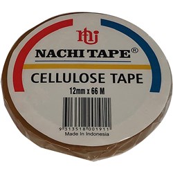 Nachi Tape Cellulose 12mmx66m Clear