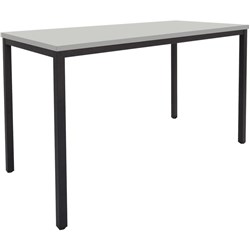 Rapidline Drafting Height Table 1500W x 750D x 900mmH Grey Top Black Frame 