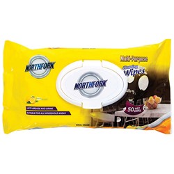 Northfork Multi-Purpose Wipes Pack of 50  