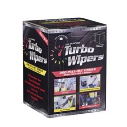 Livi Turbo Wipers Self-dispensing 200 Sheets Box of 4