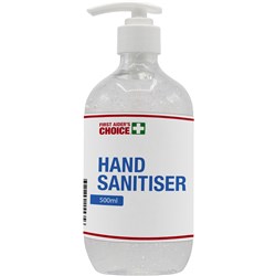 First Aider's Choice Alcohol Hand Sanitiser 500ml 