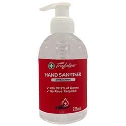 Trafalgar Antibacterial Hand Sanitiser 225ml 