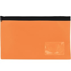 Celco Pencil Case Single Zip Small 204x123mm Orange