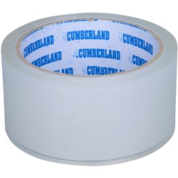 Cumberland Packaging Tape 45 Micron 48mmx50m Clear Pack 6