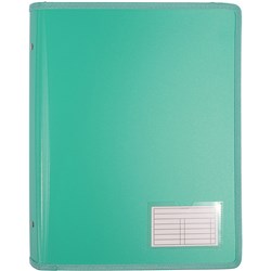 Bantex Zipper Binder A4 2D 25mm Green