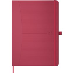 Oxford Signature Notebook A5 Hardback Ruled 160 Pages Red