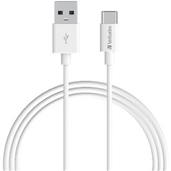 Verbatim Charge & Sync USB-C Cable 2 Metre White