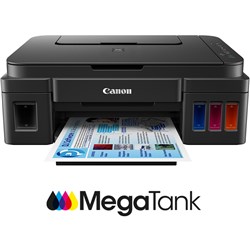 Canon Pixma MegaTank G3600 A4 Colour Multifunction Inkjet Printer Black