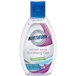 Northfork Instant Hand Sanitiser Gel Alcohol Free 70ml