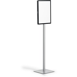 Durable Floorstand Info Stand Basic A3 Silver 