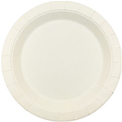 Earth Eco Round Paper Plate White 230mm Bulk Pack of 1000