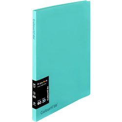 Colourhide Fixed Display Book A4 20 Sheets Aqua Box of 6