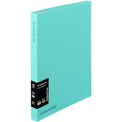 Colourhide Fixed Display Book A4 40 Sheets Aqua Box of 6