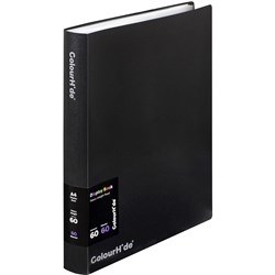 Colourhide Fixed Display Book A4 60 Sheets Black Box of 6