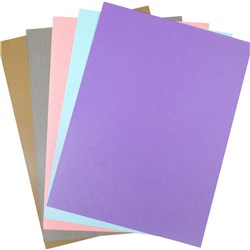 Colourful Days Pearl Board A4 250gm Assorted Colours Pack of 25