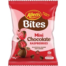 Allen's Choc Coated Raspberries 700g 