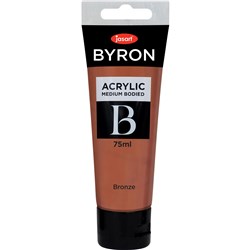 Jasart Byron Acrylic Paint 75ml Bronze 