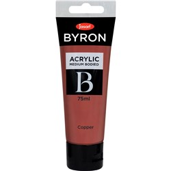 Jasart Byron Acrylic Paint 75ml Copper 